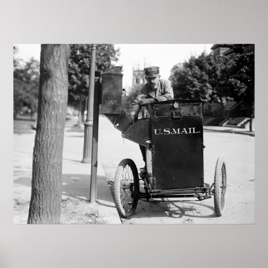 Motorradpostman: 1912 poster (Vorne)