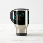 Motorradreisependler-Tassen u. -schalen Reisebecher (Vorderseite Links)