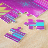 Motorradrenn-Drache Puzzle (Seite)