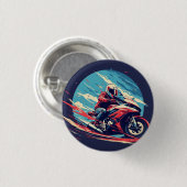 Motorradrennen Button (Vorne & Hinten)