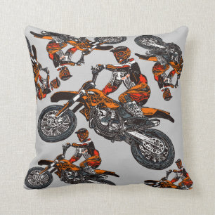 Motorradrennen Kissen