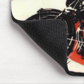 Motorradrennen Mousepad (Ecke)
