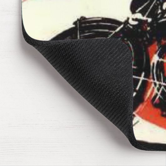 Motorradrennen Mousepad (Ecke)