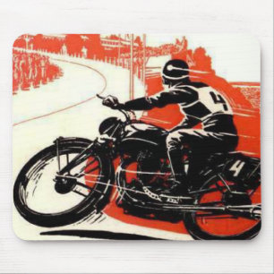 Motorradrennen Mousepad