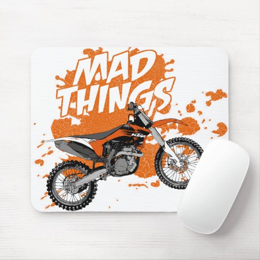 Motorradrennen Mousepad (Mit Mouse)
