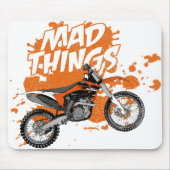 Motorradrennen Mousepad (Vorne)