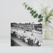 Motorradrennen Postkarte (Stehend Vorderseite)