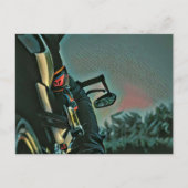 Motorradrennen Postkarte (Vorderseite)