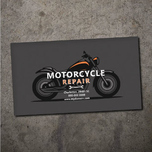 Motorradreparatur Visitenkarte