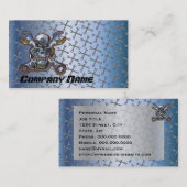 Motorradreparaturkarte Visitenkarte (Vorne/Hinten)