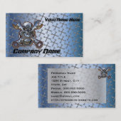 Motorradreparaturkarte Visitenkarte (Vorne/Hinten)