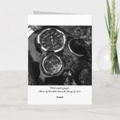 Motorradsäge - Geburtstag Karte (Rückseite)