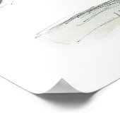 Motorradschildkröten drucken poster (Ecke)