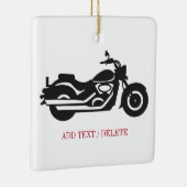 Motorradschmuck Keramikornament (Rechts)