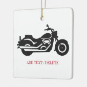Motorradschmuck Keramikornament (Links)