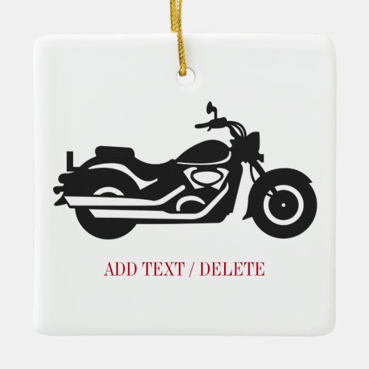 Motorradschmuck Keramikornament (Vorderseite)