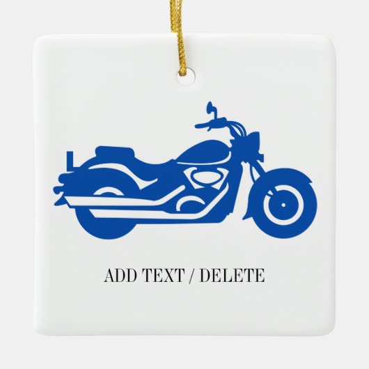 Motorradschmuck Keramikornament (Vorderseite)