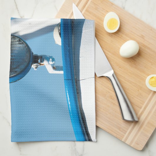 Motorradsegler Geschirrtuch (Viertel Falte)