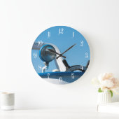 Motorradsegler Große Wanduhr (Zuhause)
