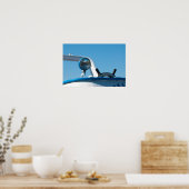 Motorradsegler Poster (Küche)