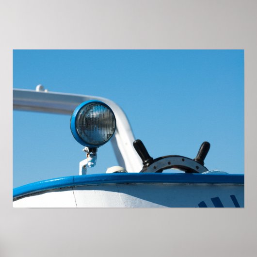 Motorradsegler Poster (Vorne)