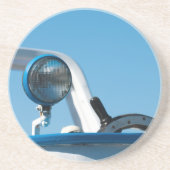 Motorradsegler Sandstein Untersetzer (Vorne)