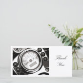 Motorradspedometer - Vielen Dank Dankeskarte (Stehend Vorderseite)