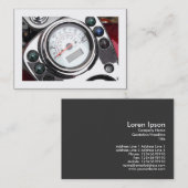 Motorradspeedometer (grenzt) visitenkarte (Vorne/Hinten)