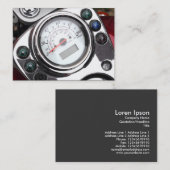 Motorradspeedometer Visitenkarte (Vorne/Hinten)