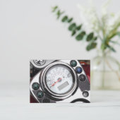 Motorradspeedometer Visitenkarte (Stehend Vorderseite)