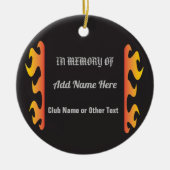 Motorradspeicher Keramik Ornament (Vorne)