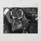 Motorradspuren Postkarte (Vorderseite)