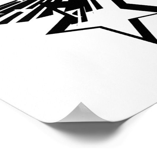 Motorradsterne Poster (Ecke)