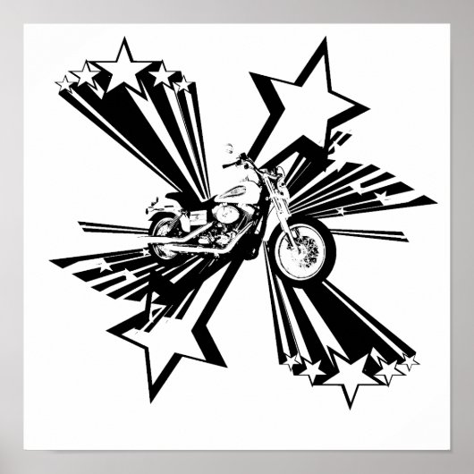 Motorradsterne Poster (Vorne)