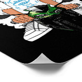 Motorradsticker Poster (Ecke)