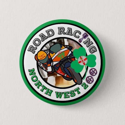 Motorradstraßen - Nordwesten 200 Button (Vorderseite)