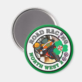 Motorradstraßen - Nordwesten 200 Magnet (Vorderseite/Rückseite)