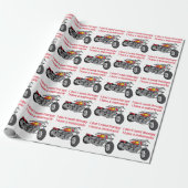 Motorradtherapie Geschenkpapier (Ungerollt)