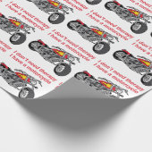 Motorradtherapie Geschenkpapier (Ecke)