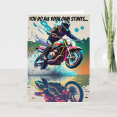 Motorradunfall Karte (Vorderseite)