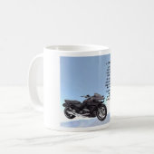 Motorradvater-Gedicht-Tasse Kaffeetasse (Vorderseite Links)