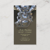 Motorradverkäufe + Reparaturaufträge Visitenkarte (Rückseite)