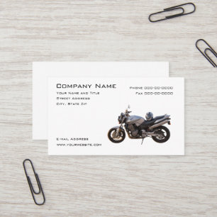 Motorradverkaufskarte Visitenkarte