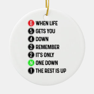 Motorradwechsel Funny Sprichwort Motocross Motorra Keramik Ornament