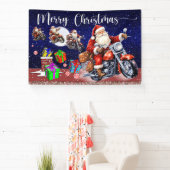 Motorradweihnacht im Innen- oder Außenbereich Banner (InSitu)
