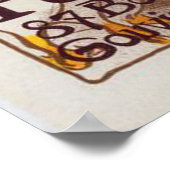 Motorradwerbung Poster (Ecke)