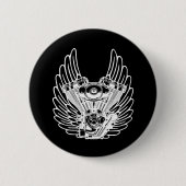 Motorradzeichen Button (Vorderseite)