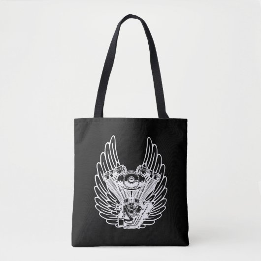 Motorradzeichen Tasche (Vorderseite)