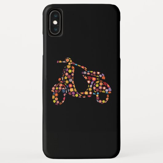 Motorroller-Blume Case-Mate iPhone Hülle (Rückseite)