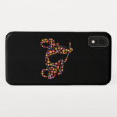 Motorroller-Blume Case-Mate iPhone Hülle (Rückseite (Horizontal))